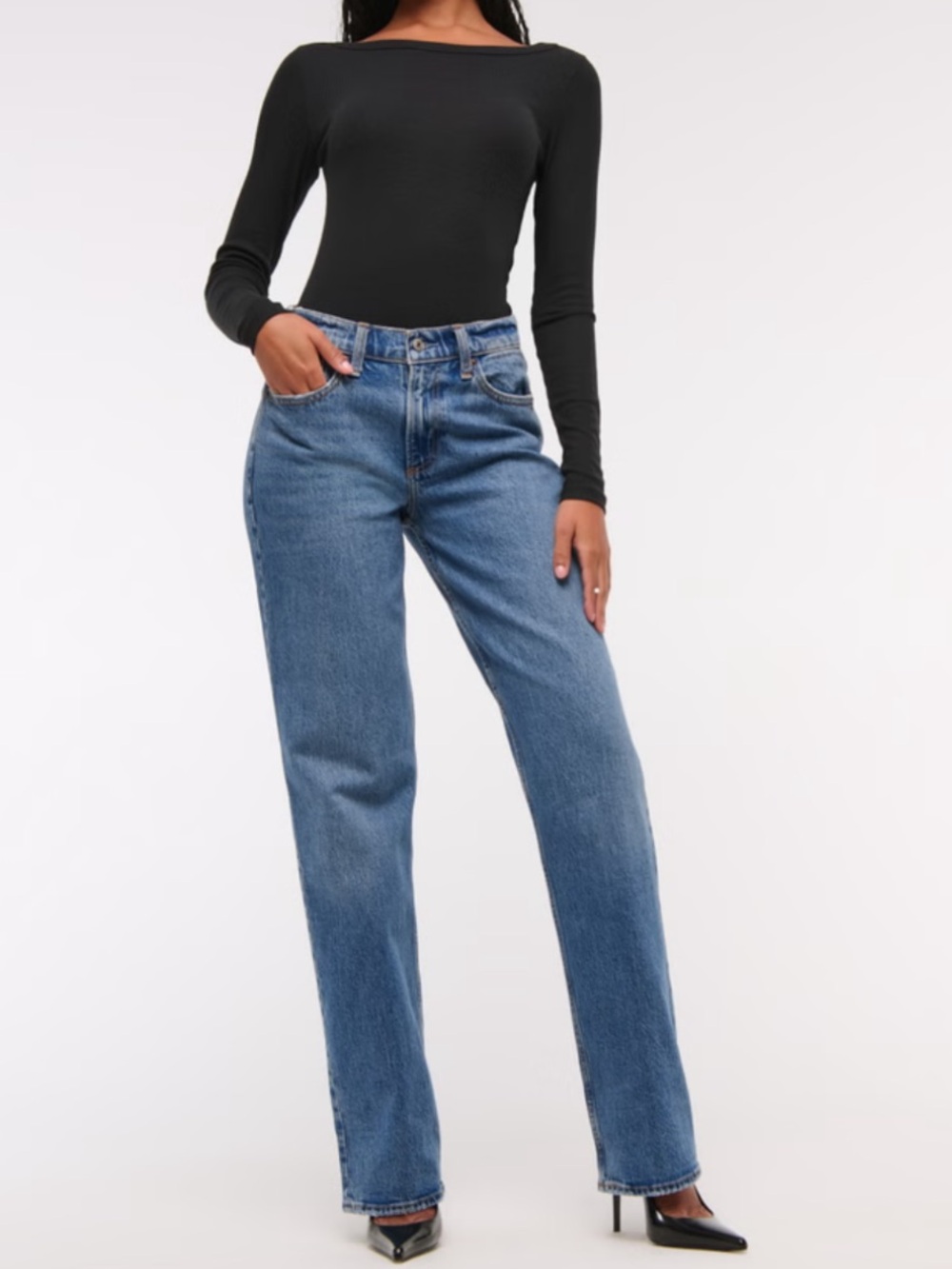 Abercrombie & Fitch The Baggy Low Rise Jeans